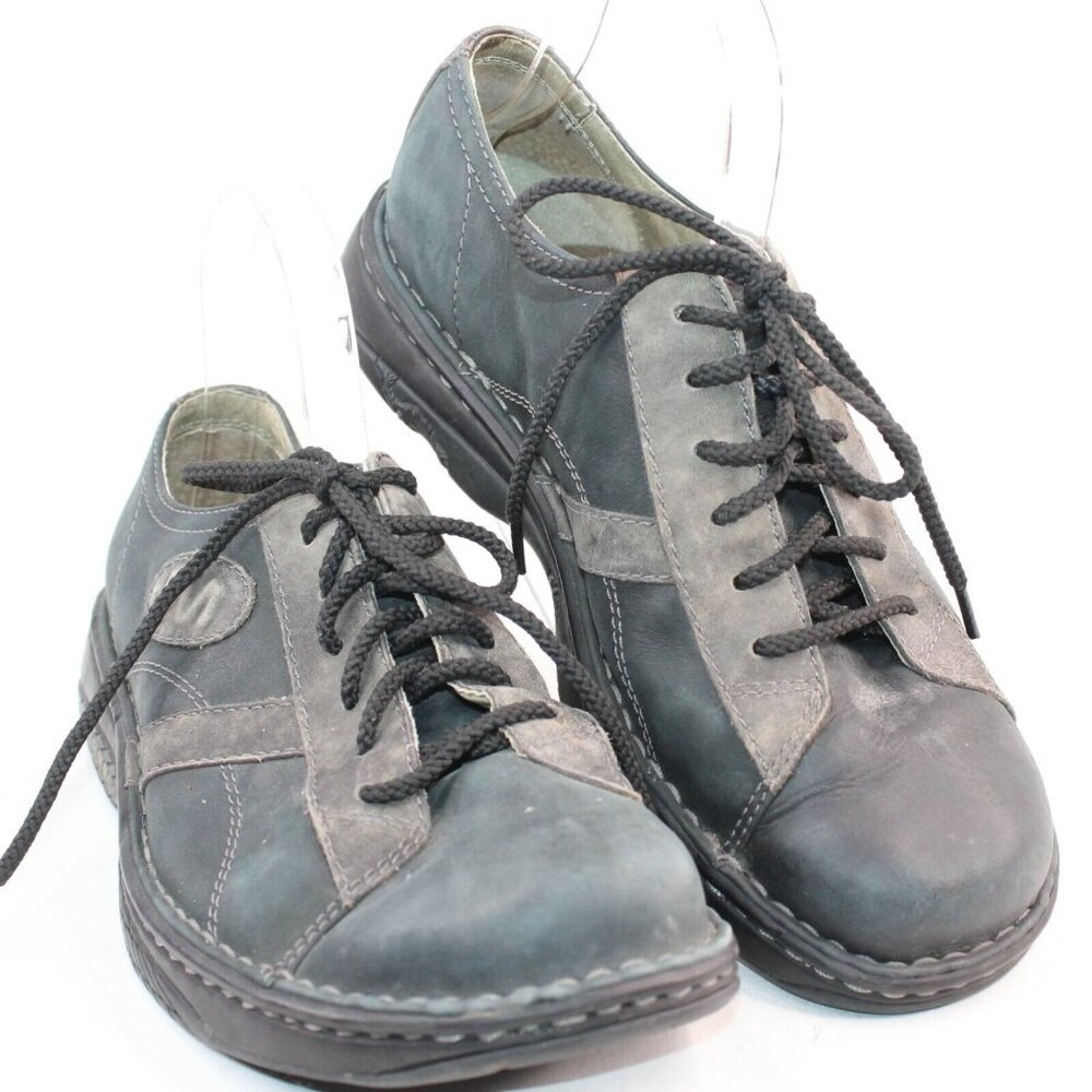 Merrell Hommes Mens Sz 8 World Piece Charcoal Black Lace Up Oxford Casual Shoes - Picture 2 of 9